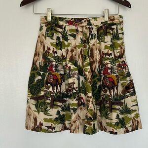 Vintage Esprit Rodeo Cowboy Skirt S 2